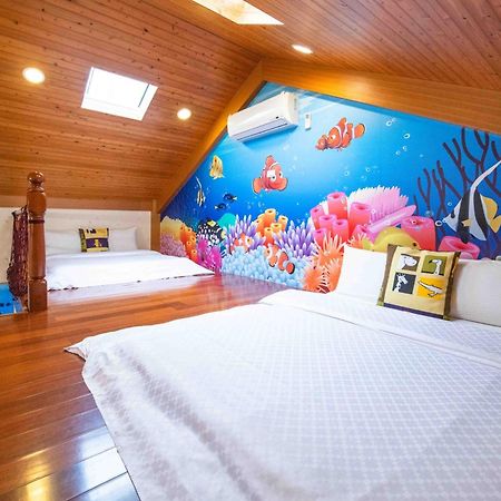 Appartement Fish House 宜蘭獨棟別墅 戲水池 生態diy 安農溪自行車 à Dongshan  Extérieur photo