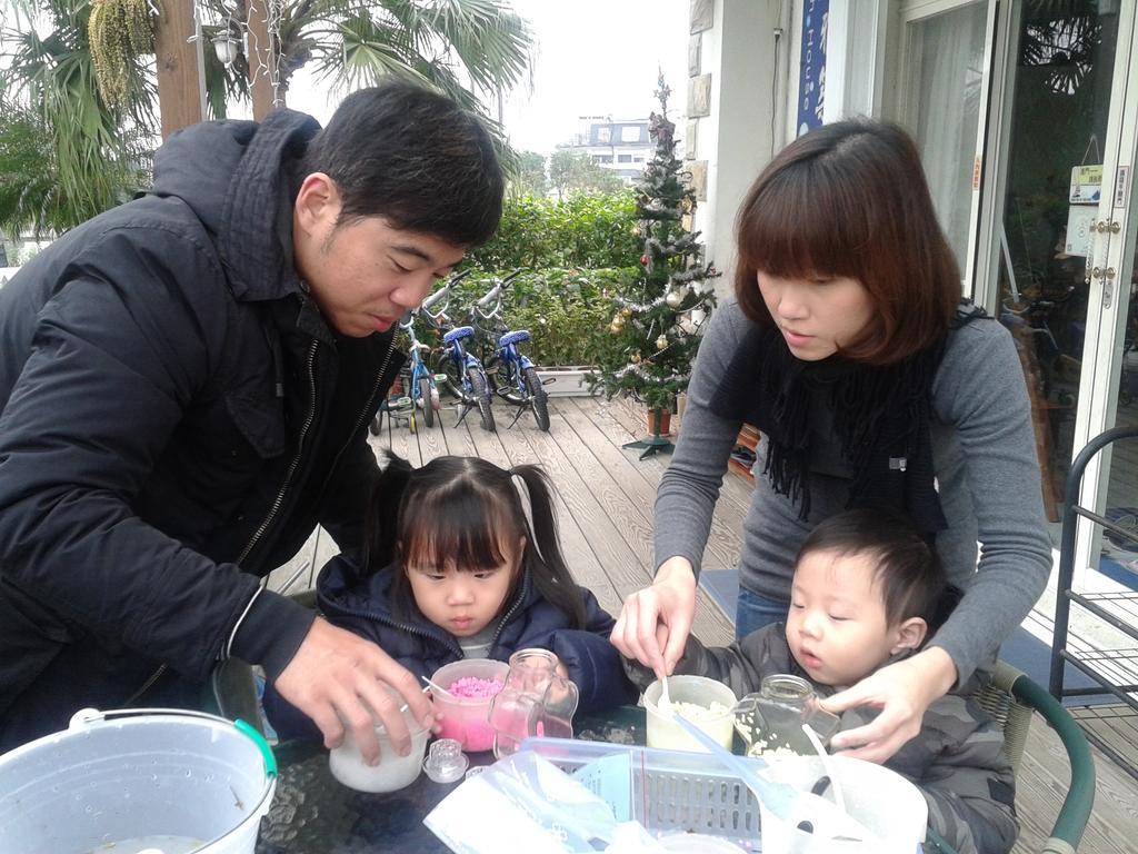 Appartement Fish House 宜蘭獨棟別墅 戲水池 生態diy 安農溪自行車 à Dongshan  Extérieur photo