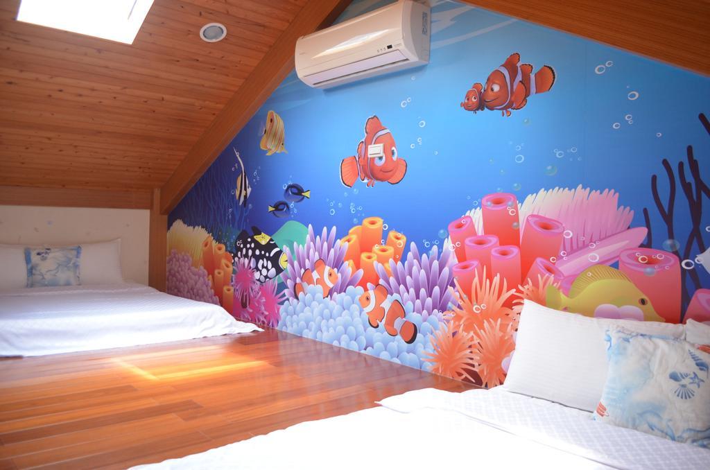 Appartement Fish House 宜蘭獨棟別墅 戲水池 生態diy 安農溪自行車 à Dongshan  Extérieur photo