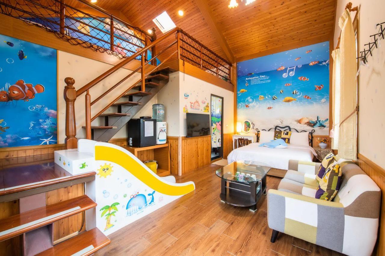 Appartement Fish House 宜蘭獨棟別墅 戲水池 生態diy 安農溪自行車 à Dongshan  Extérieur photo